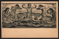 Künstler-AK Ferdinand Hodler: Der Tag 1928 