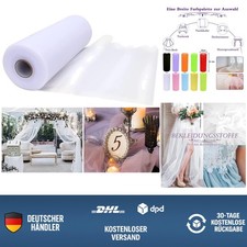 Tüllrolle 30cm x 91,4m weiß