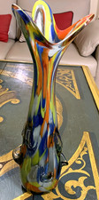 Große Murano Glas Vase 70er