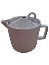 TCM Teekanne Keramik weiß