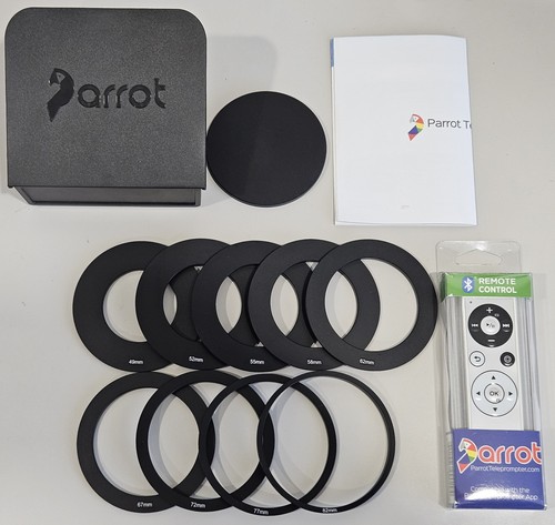 Parrot teleprompter kit with - teleprompter,