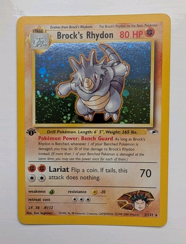 Brock rhydon 132 holo - 2/132,