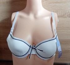 Bügel BH weiß/schwarz Punkte