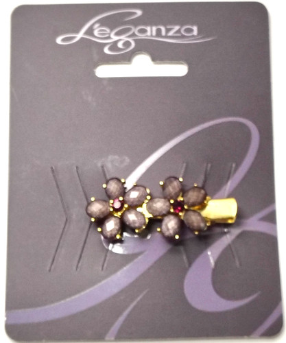 Luxus haarspange blume - -blume-, gold-