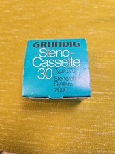 5x Grundig Steno Cassette 30