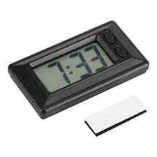 Digitaluhr Auto Armaturenbrett Tischuhr LCD Datum Kalender Klebepad