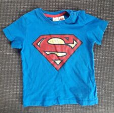 ❤ T-Shirt blau Superman H&M 80 100% Baumwolle ❤