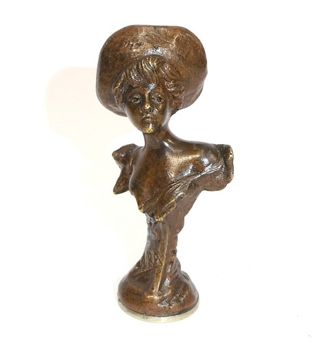 Jugendstil bronze petschaft - jugendstil,