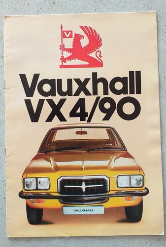 Vauxhall vx4 katalog auto - vauxhall, vx4/90