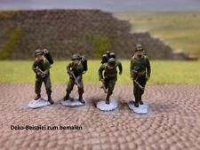 "US-Soldaten mit Flammenwerfer", 4 Figuren, USA, WW2, US Army, 1:87