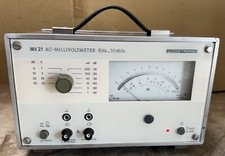 Pracitronic MV 21 AC Millivoltmeter 5Hz-10MHz 