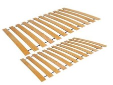 DOPPELPACK 2x Lattenrost Rollrost rahmenlos 80x200 cm je 16 Federleisten Buche