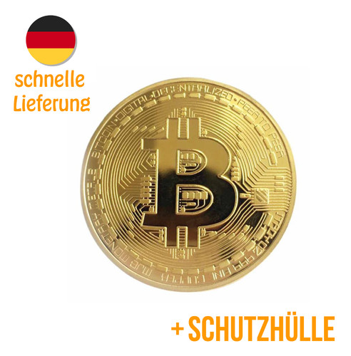 Bitcoin münze medaille - medaille, gold