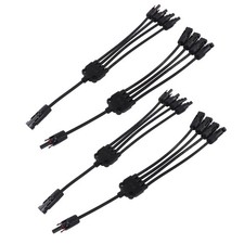 (PV-lty4)2 Sets Solarpanel Y Zweig Parallel Kabel PV -Anschluss Männlich Frauen
