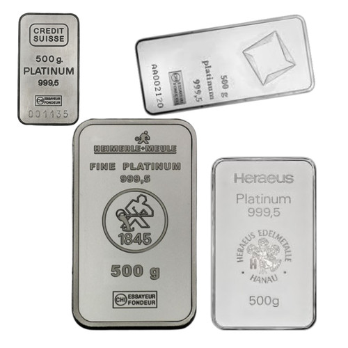 Platinbarren 500g 999,5