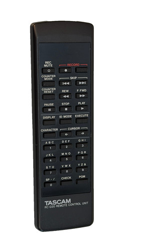Tascam d20 remote control - remote,