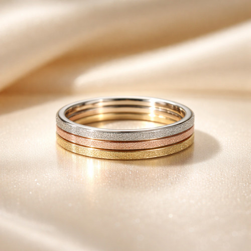 Mehrschicht ring edelstahl - mehrschicht,