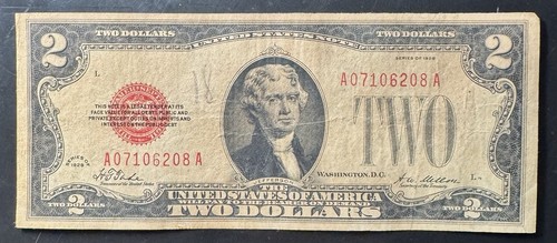 Dollar 1928 usa red - 2, seal
