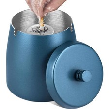 Aschenbecher Edelstahl Groß