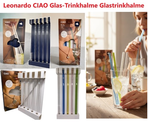 Leonardo ciao glas trinkhalme - leonardo,