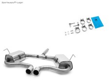 Fox Sportauspuff mittig Mini