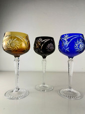 Römer 3 Weingläser Kristall