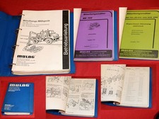 MULAG ME 700 Böschungs Mähgerät 1992 Anleitung, Ersatzteilliste auf Unimog