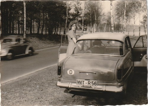 Vintage foto junge frau mit - foto,