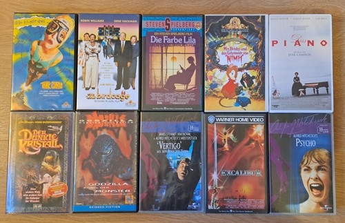 Vhs videokassetten filme - 10,