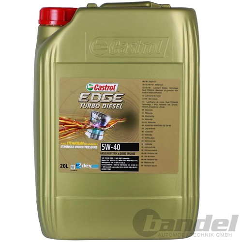 20l castrol edge titanium - 20l,