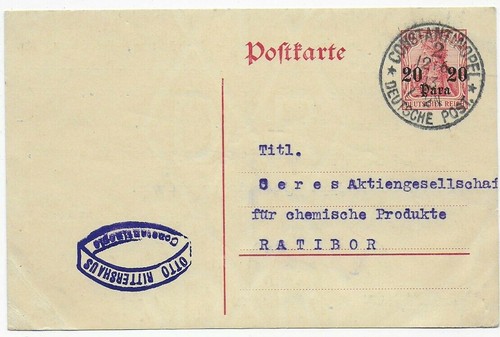Ganzsache constantinopel - ganzsache,