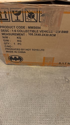 Hot toys batmobil - hot, 1/6