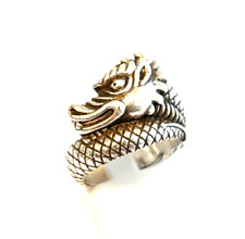 Silberring Chinesischer Drache Dragon Heartbreaker Drachenfels 925er Silber Gr60