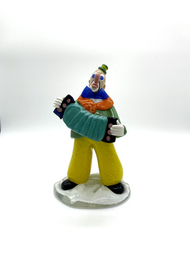 Clown mit akkordeon musiker - akkordeon,,