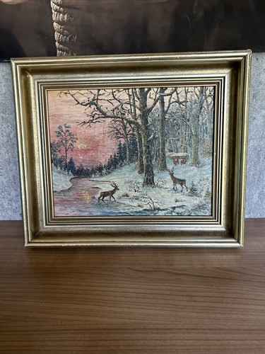 ölgemälde winterlandschaft - Ölgemälde, "winterlandschaft"