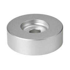 Dynavox Aluminium Single-Puck ASP2 silber Gewicht 32g Höhe 12 mm