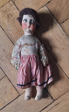 Alte Puppe, Kopf Pappmaschee, Körper / Stoff original, zum restaurieren um 1930