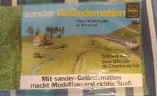 Sander Geländematten 60x120 Grün Nr 50101 Neu mit OVP für Modellbauer 