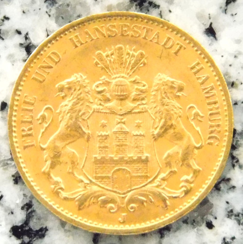Goldmünze mark 1913 - 20, j