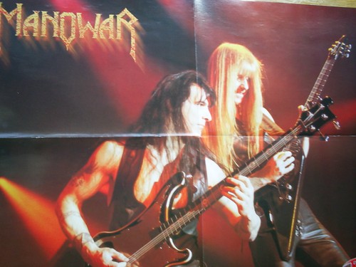 Manowar poster vintage - manowar,
