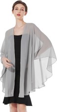 Damen Chiffon Stola Festlich
