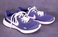 Nike Revolution 5 Unisex Sneaker Sportschuhe Gr. 38,5 blau weiß Mesh BS895