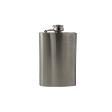 Flachmann Metall chrom