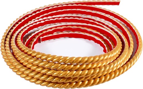 Pvc tapetenbordüre gold 10mm - gold,