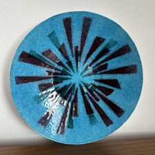 Vintage Wand Teller Emaille