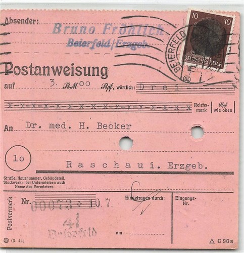 897204 sbz postanweisung mit - sbz,