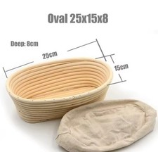 Gärkorb Brot aus Rattan -