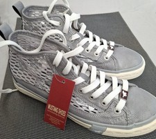 Mustang  Sneaker Mid Top  Gr. 37 Silbergrau  Neu  Np 60€