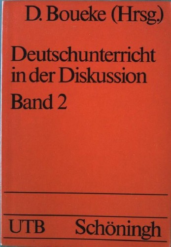Deutschunterricht der - deutschunterricht, in