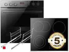 Amica EHCX 933 130 S Set Einbauherd + Glaskeramikkochfeld 77 Liter